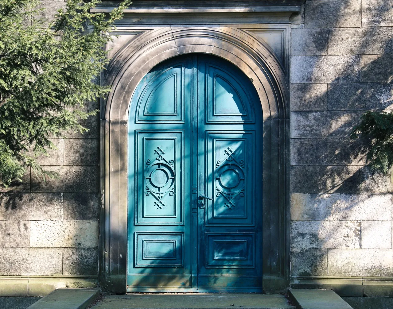 Blue architecture