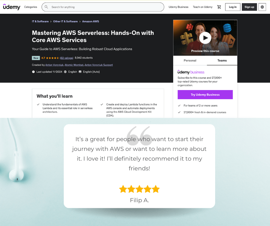 Mastering AWS Serverless: Hands-On with Core AWS Services